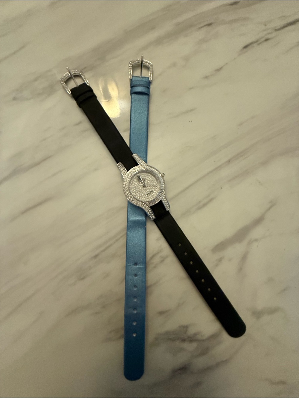 Victoria Wieck Silver Crystal Pavé Watch - Picture 8 of 8